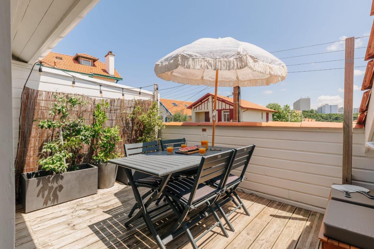 Little Bibi Terrace - Cote Des Basques And Private Garage Leilighet Biarritz Eksteriør bilde